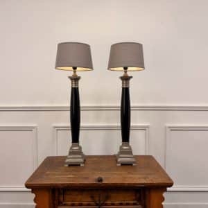 set grote klassieke empire tafellampen