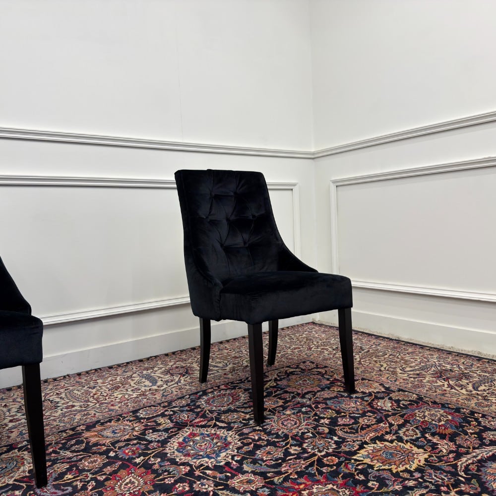 Set klassischer englischer Springvale-Chesterfield-Sessel (Nachbau)