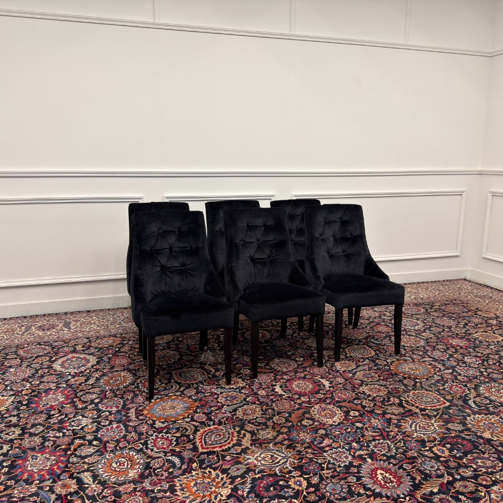 Set klassischer englischer Springvale-Chesterfield-Sessel (Nachbau)