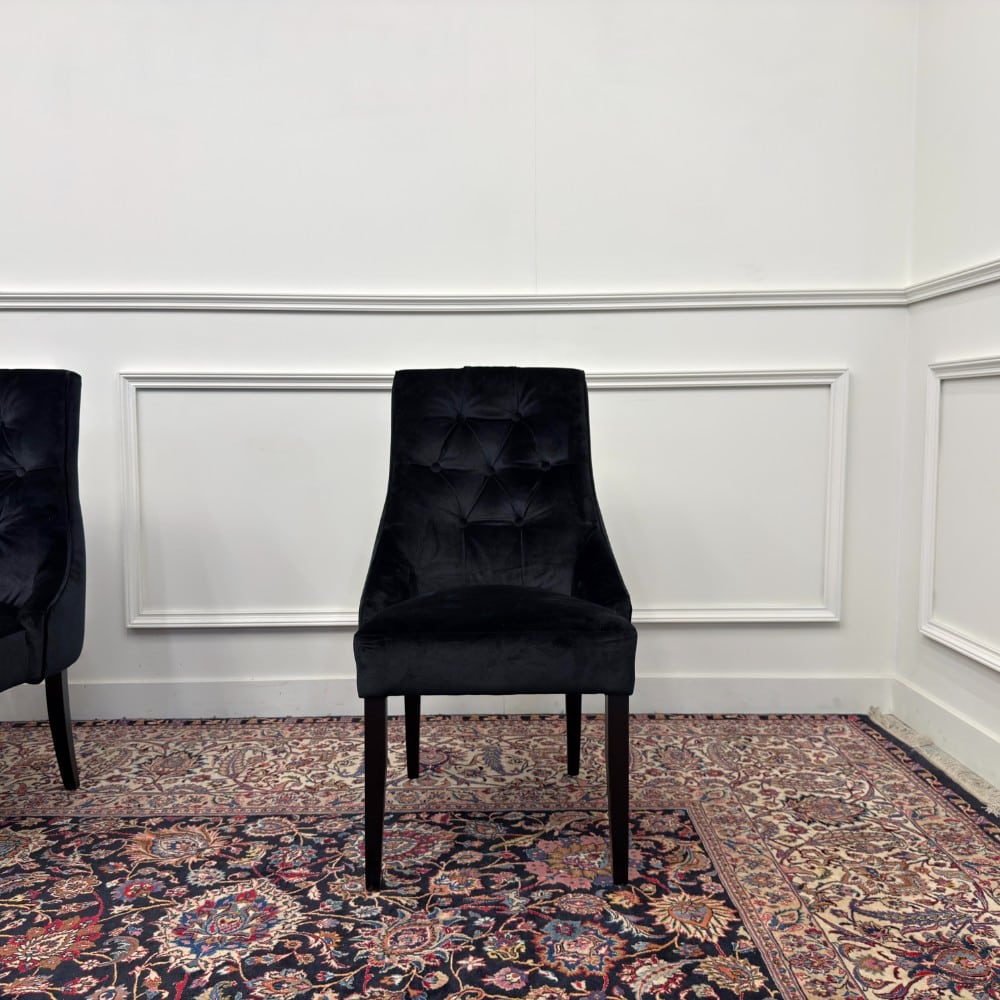 Set klassischer englischer Springvale-Chesterfield-Sessel (Nachbau)