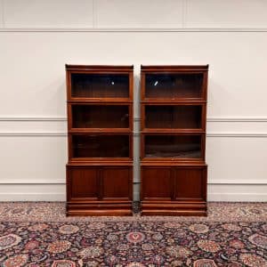 klassiek engels antiek oud vintage originele globe wernicke boekenkast kast 2