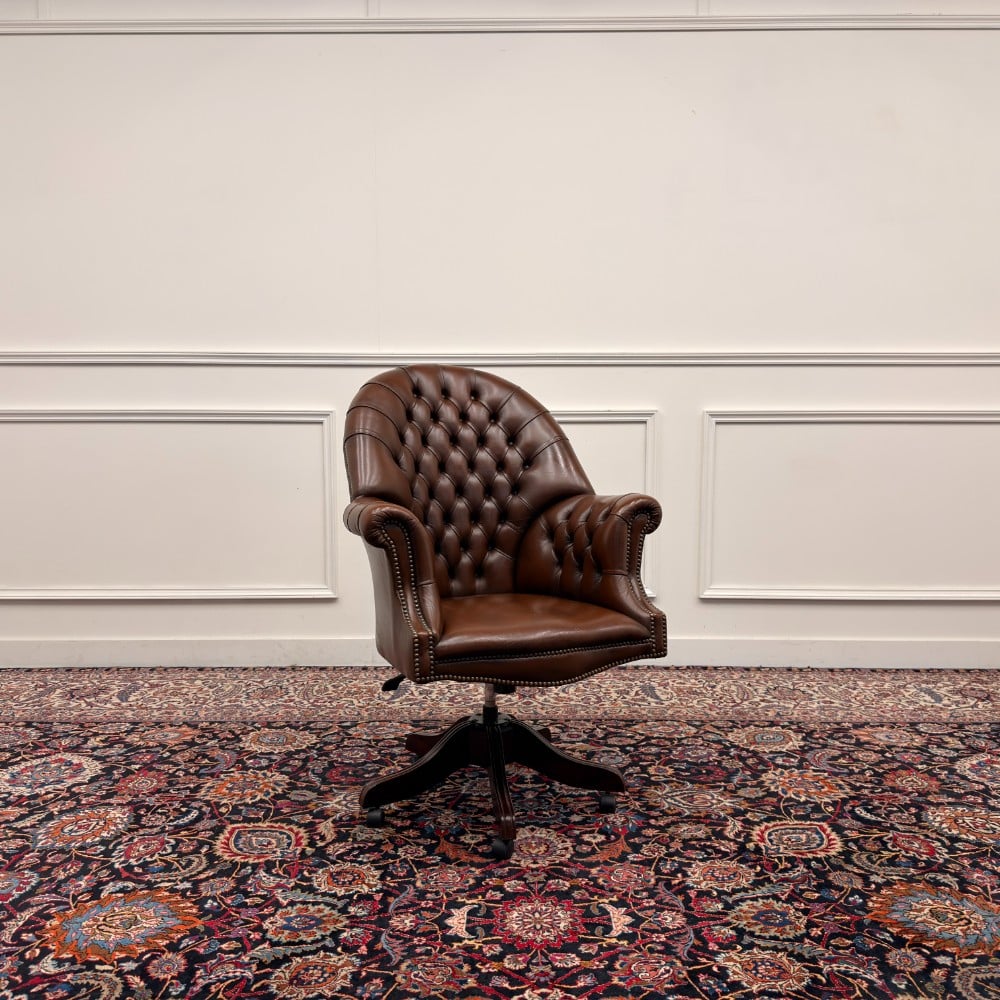 engelse chesterfield director chair groen (kopie)