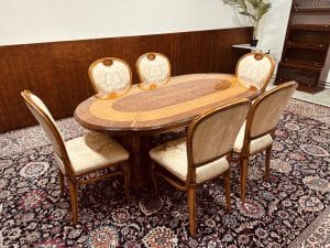 klassiek italiaans oud antiek antieke eettafel tafel eetkamertafel vergadertafel 1