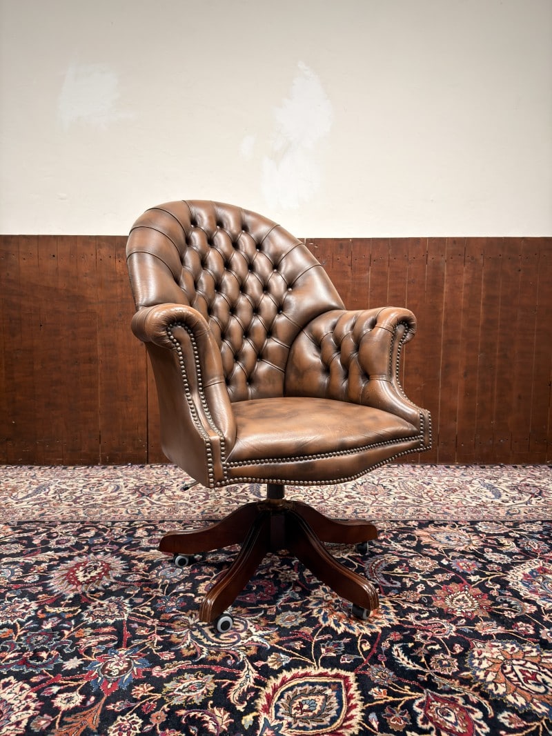 Chesterfield Director Chair bureaustoel Bruin