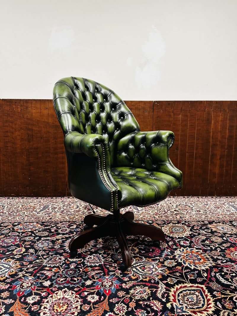 Chesterfield Director Chair bureaustoel Groen